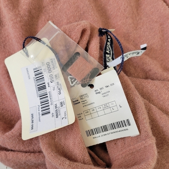 Marina Rinaldi Alpaca Blend Mock Neck Sleeveless Top Large Vintage - Picture 10 of 17